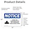 Signmission 10 in Height, 14 in Width, Vinyl Decal, Rectangle OS-2PACK-NS-D-1014-L-13253 - alternate 3